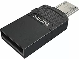 Флешка SanDisk 32GB USB 2.0 Ultra Dual, OTG (SDDD1-032G-G35) Black - миниатюра 2