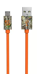 USB Кабель Scosche sleekSYNC™ Realtree® Micro USB (Realtree Xtra) Orange (MRT) - мініатюра 2