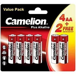 Батарейки Camelion AA / LR6 Plus Alkaline 4+2шт 1.5 V