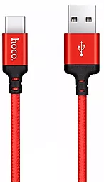 USB Кабель Hoco X14 Times Speed USB Type-C Cable Red/Black