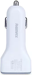 Автомобільний зарядний пристрій Remax Car Charger 3USB 3.6A White (RCC301) - мініатюра 3