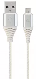 Кабель USB Cablexpert Premium 2M micro USB Cable White (CC-USB2B-AMmBM-2M-BW2)