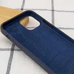 Чохол Silicone Case Full для Apple iPhone 14 Plus Midnight Blue - мініатюра 3