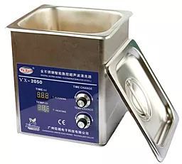 Ультразвукова ванна Ya Xun YX2050 (1.6л, 50Вт, 62кГц, таймер, регульований підігрів°C до 40°C)