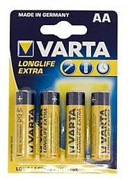 Батарейки Varta AA / R6 LongLife Extra 4шт