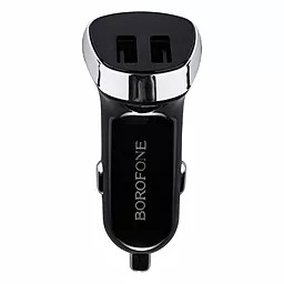 Автомобильное зарядное устройство Borofone BZ15 2USB 2.4A Black