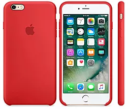 Чехол Silicone Case для Apple iPhone 6, iPhone 6S Red