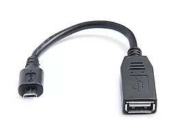 OTG-переходник REAL-EL micro USB - USB 2.0 F 0.1m (EL123500014) - миниатюра 2