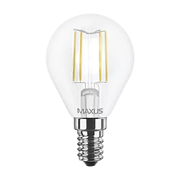 Светодиодная лампа MAXUS филаментная G45 4W 4100K 220V E14 (1-LED-548) - миниатюра 2