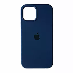 Чехол Silicone Case Full для Apple iPhone 15 Deep Navy