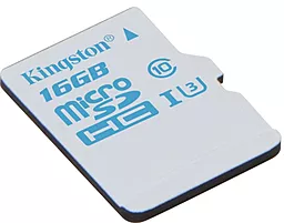 Карта памяти Kingston microSDHC 16GB Class 10 UHS-I U3 (SDCAC/16GBSP) - миниатюра 2