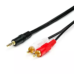 Аудіо кабель Atcom Aux mini Jack 3.5 mm - 2хRCA M/M Cable 5 м black