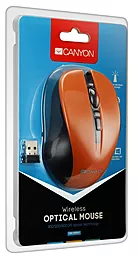 Компьютерная мышка Canyon CNE-CMSW1O Orange USB - миниатюра 2