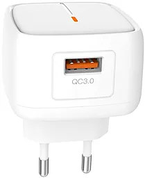 Сетевое зарядное устройство XO L59 QC3.0 18W 3A White