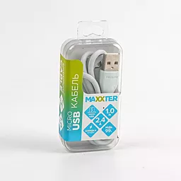 Кабель USB Maxxter 2.4A micro USB Cable White (UB-M-USB-01MG) - миниатюра 4
