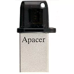 Флешка Apacer 16GB AH175 USB 2.0 OTG (AP16GAH175B-1) - мініатюра 4