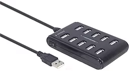 USB хаб Gembird 10-in-1 black (UHB-U2P10P-01) - миниатюра 2
