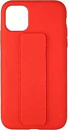 Чехол Silicone Case Hand Holder for Apple iPhone 11 Red