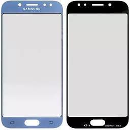 Корпусное стекло дисплея Samsung Galaxy J7 J730F 2017 (original) Blue