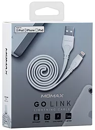USB Кабель Momax GO LINK Basic Lightning White (DL7W) - мініатюра 7