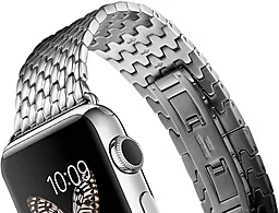 Сменный ремешок для умных часов Apple Watch iCarer Armor Stainless Watchband Aeries 38mm Silver - миниатюра 6