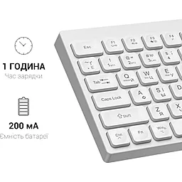Клавиатура OfficePro SK985 White - миниатюра 10