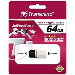 Флешка Transcend 64GB JetFlash 890S USB 3.1 (TS64GJF890S) - мініатюра 5