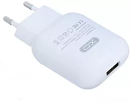 Сетевое зарядное устройство XO L37 10.5W 2.1A USB-A White - миниатюра 2