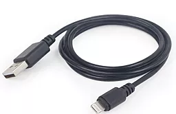 Кабель USB Cablexpert Lightning Cable USB Black (CC-USB2-AMLM-1M) - миниатюра 3