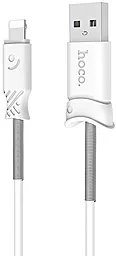 Кабель USB Hoco X24 Pisces Charged Lightning Cable White