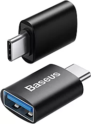 OTG-перехідник Baseus Ingenuity Series Mini OTG Adaptor M-F USB Type-C -> USB-A 3.1 Black (ZJJQ000001) - мініатюра 3