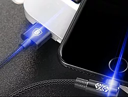Кабель USB Baseus MVP Elbow 2M Lightning Cable Black (CALMVP-A01) - миниатюра 4