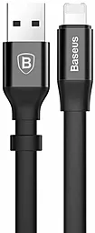 USB Кабель Baseus Nimble Portable 0.23M Lightning Cable Black (CALMBJ-B01)