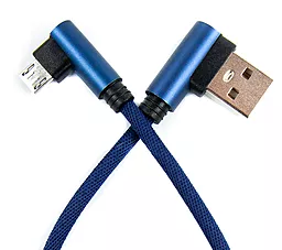 Кабель USB Dengos 0.25M micro USB Cable Blue (NTK-M-UG-SHRT-SET-BLUE)