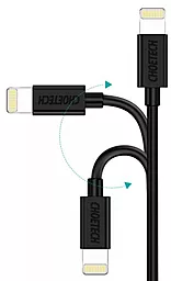 Кабель USB Choetech 1.2M Lightning Cable Black (IP0026BK) - миниатюра 2