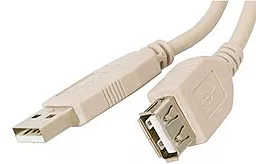 Шлейф (Кабель) Atcom USB 2.0 AM/AF 0.8м White