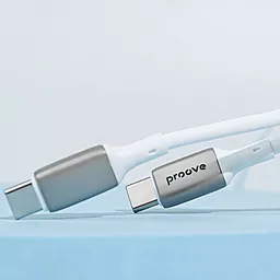 Кабель USB PD Proove Flex Metal 27W USB Type-C - Lightning Cable White (CCFM27002102) - миниатюра 2