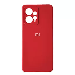 Чехол Silicone Case Full для Xiaomi Redmi Note 12 4G Red