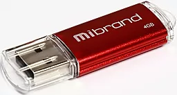 Флешка Mibrand Cougar 4GB USB 2.0 (MI2.0/CU4P1R) Red