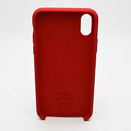 Чехол Silicone Case для Apple iPhone X, iPhone XS Red - миниатюра 2