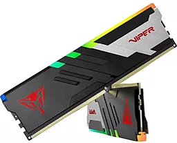 Оперативная память Patriot 32 GB (2x16GB) DDR5 6400 MHz Viper Venom RGB (PVVR532G640C32K) - миниатюра 5
