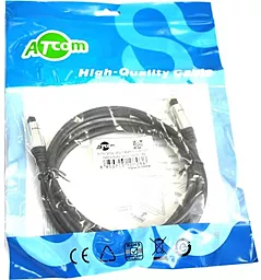 Оптический аудио кабель Atcom Toslink М/М Cable 1.8 м black (10703) - миниатюра 3