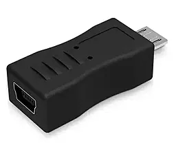 Адаптер-переходник EasyLife M-F micro USB -> mini USB Black