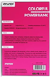 Повербанк Awei Power Bank P84k 10400 mAh White - мініатюра 3