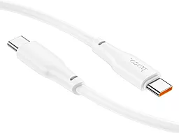 USB PD Кабель Hoco Force X93 60W 3A 2M USB Type-C - Type-C Cable White - мініатюра 4