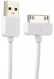 Кабель USB Hoco X1 Rapid Charging 30 Pin Dock White - миниатюра 2