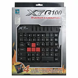 Клавіатура A4Tech (X7-G100) Black - мініатюра 4