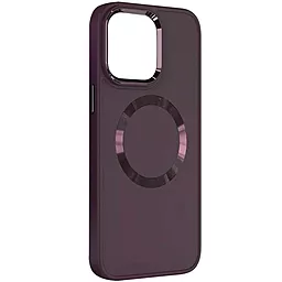 Чехол Epik Bonbon Metal Style with MagSafe для Apple iPhone 14 Plum
