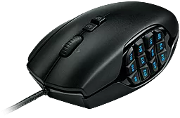 Комп'ютерна мишка Logitech G600 MMO Gaming Mouse black - мініатюра 2