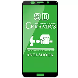 Гибкое защитное стекло CERAMIC Samsung A40 Black 